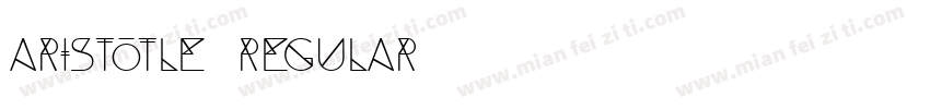 ARISTOTLE Regular字体转换